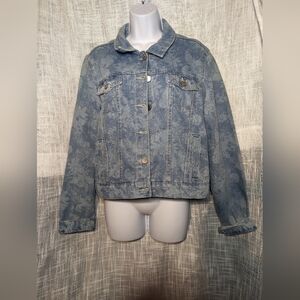 Floral Jean Jacket